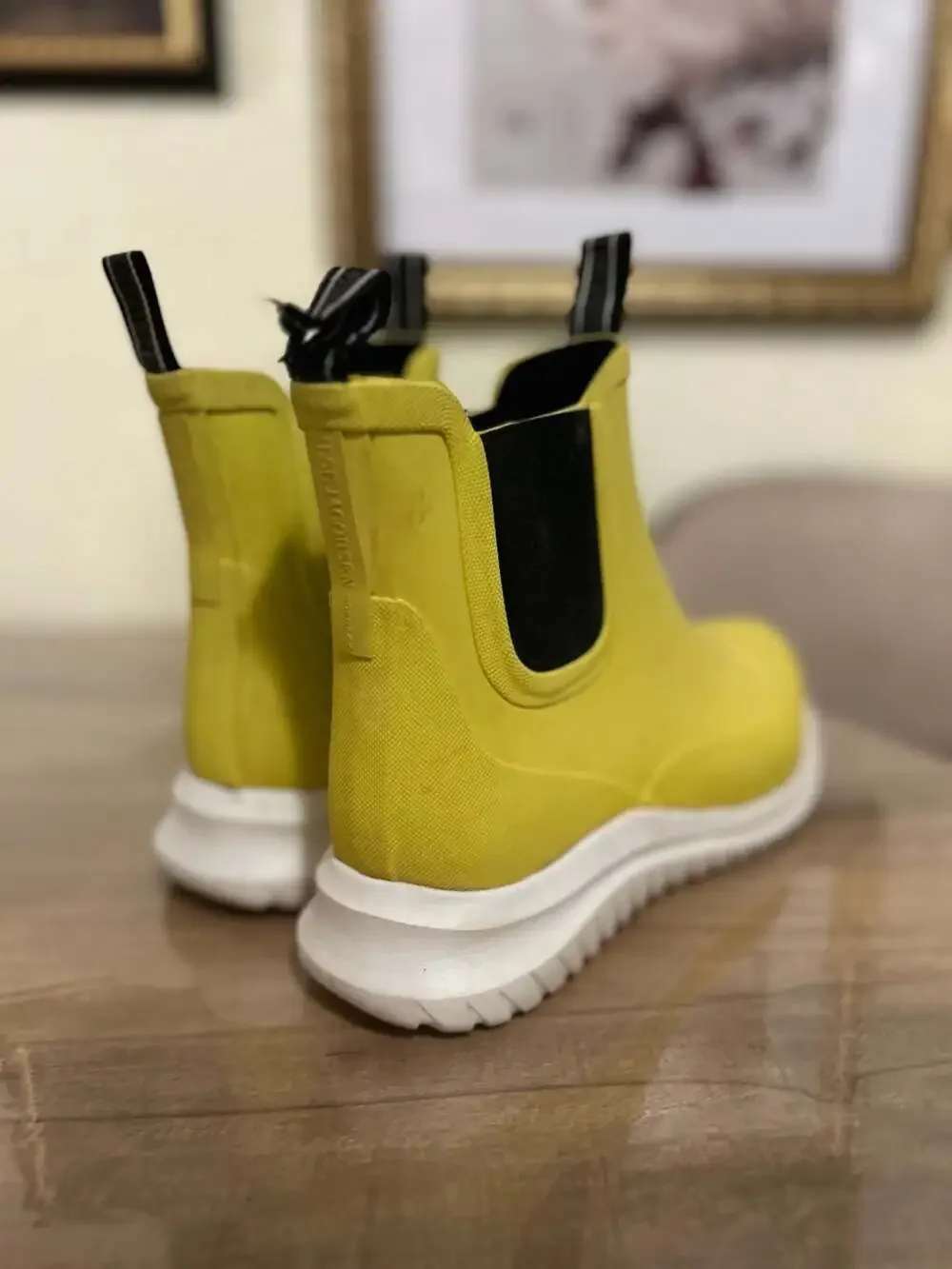 Ilse Jacobsen RUB 03C Waterproof Ankle Rain Boots in Sunbeam Yellow